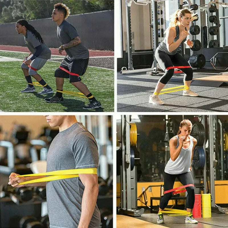 PowerBands: Kit de 5 Mini Faixas Elásticas para Exercício