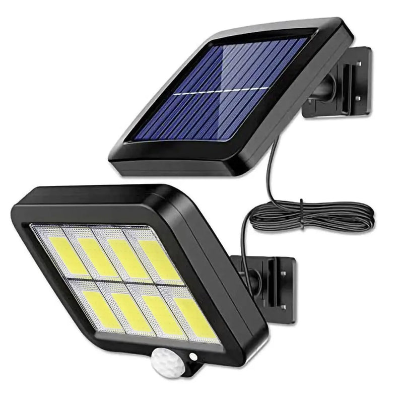 Luminária Solar de Parede com Sensor de Movimento – Ideal para Ambientes Externos e Segurança Noturna