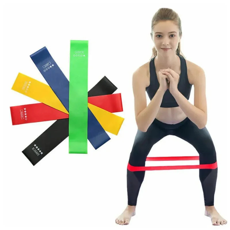 PowerBands: Kit de 5 Mini Faixas Elásticas para Exercício