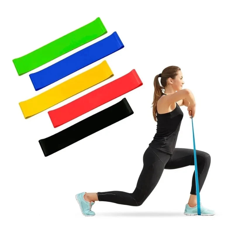 PowerBands: Kit de 5 Mini Faixas Elásticas para Exercício