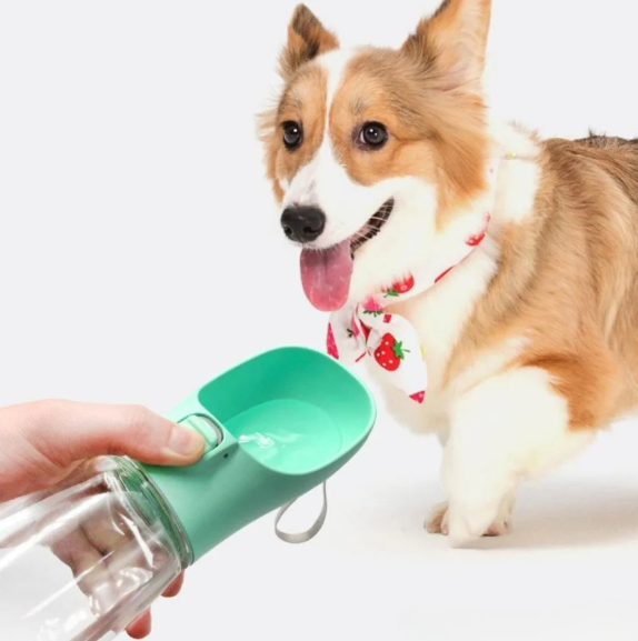 Garrafa Portátil com Dispenser Automático para Pets