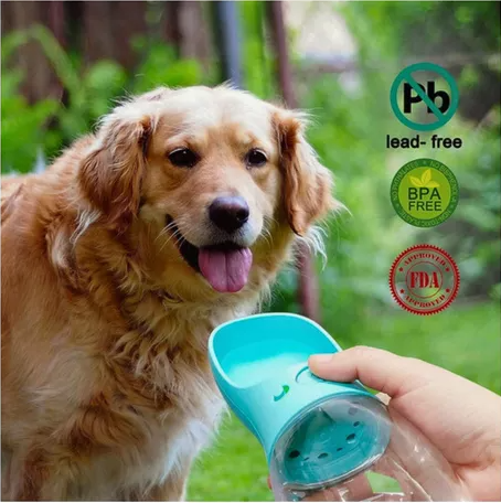 Garrafa Portátil com Dispenser Automático para Pets