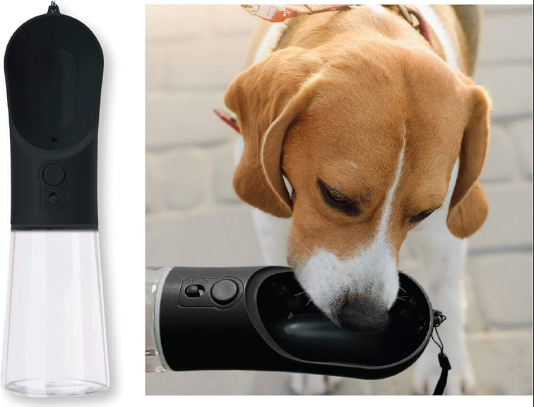 Garrafa Portátil com Dispenser Automático para Pets