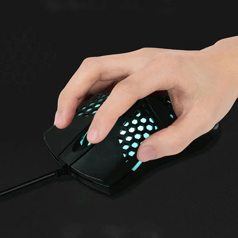 Mouse Gamer com Fio KNUP KP-MU010 - Iluminação LED RGB e Alta Precisão