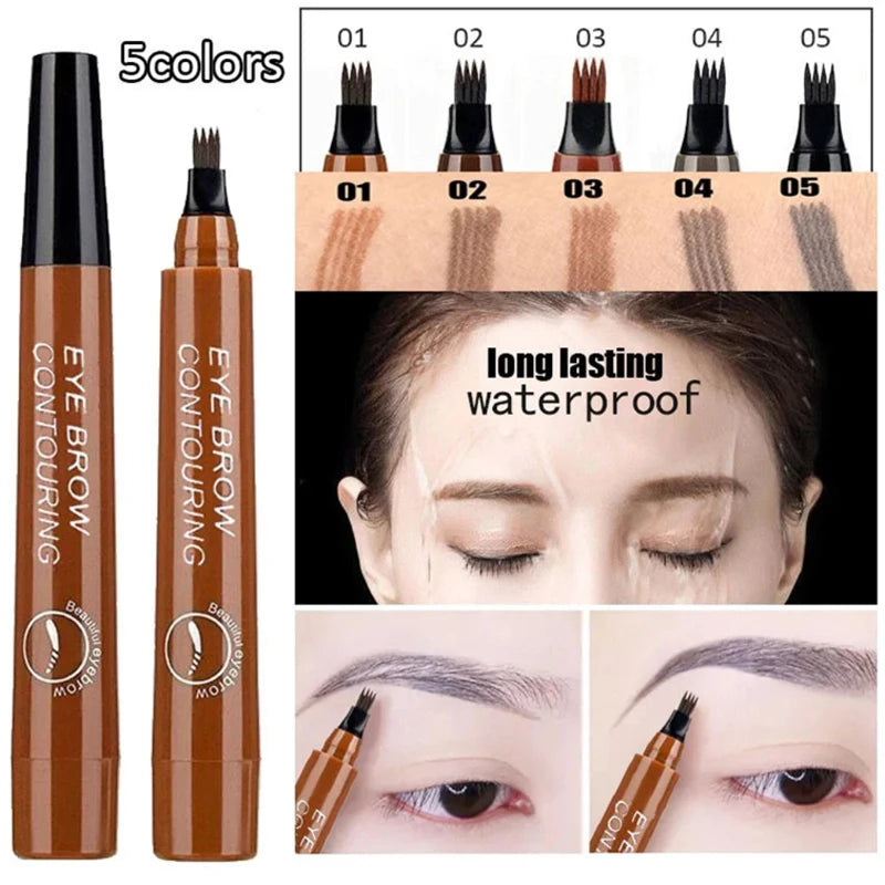 PerfectBrow Pro - Caneta e Estêncil para Sobrancelhas de Alta Precisão